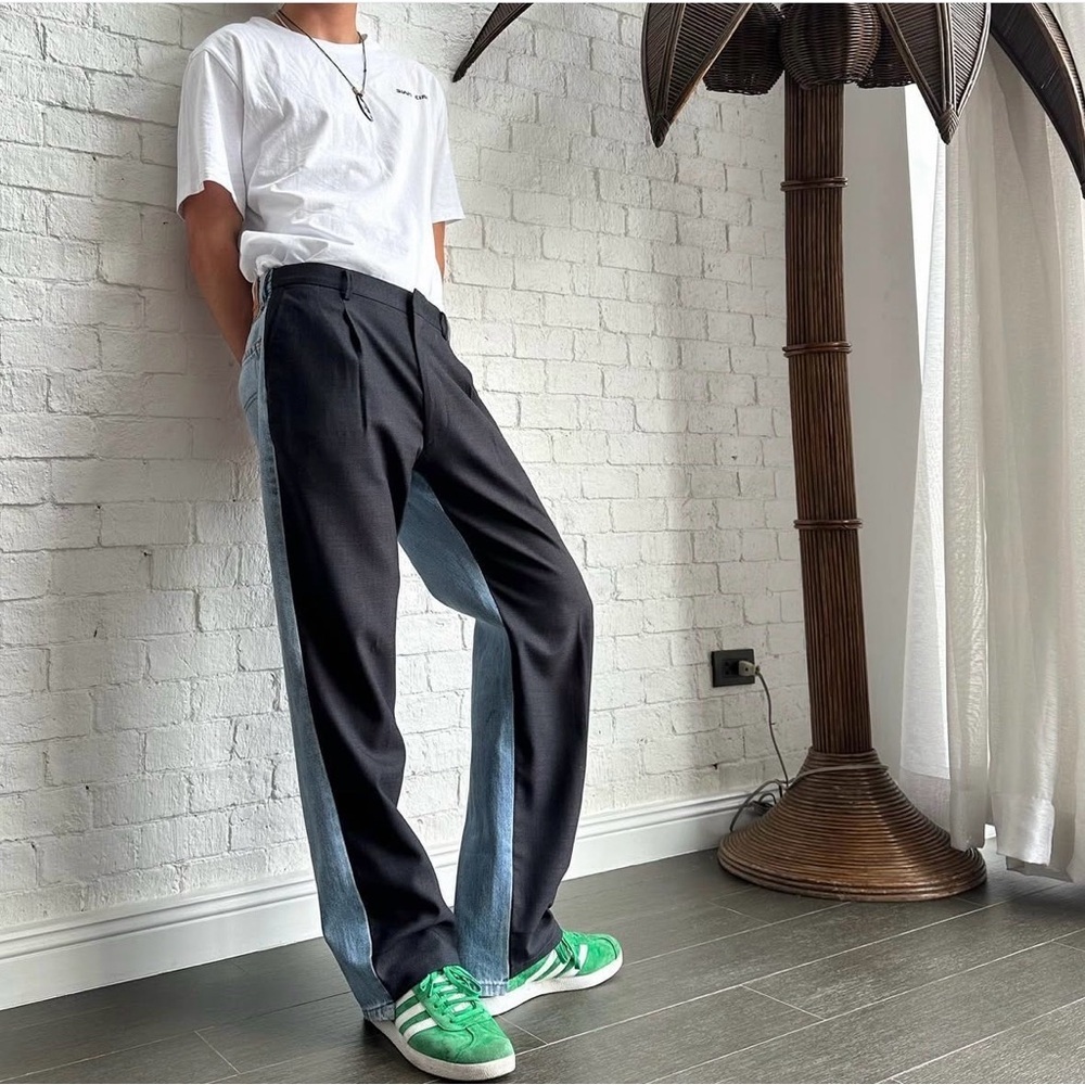 Siam Circle- Divisa Jeans-Suit Front- Levi’s Back Pants. Size: See Measurements - Picture 2 of 13